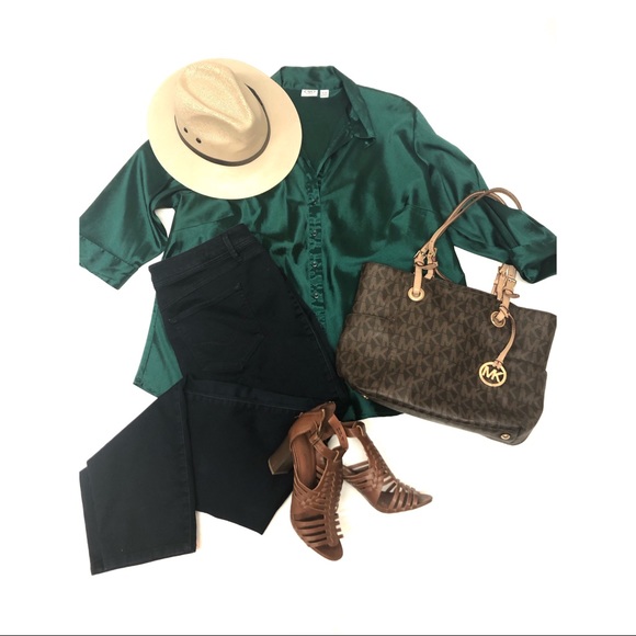 Roz & Ali Dark Blue Denim Skinny Jeans - Picture 1 of 4